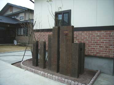 オリジナル門柱